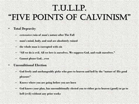 total depravity in tagalog|T.U.L.I.P. o ang Limang Punto ng “Calvinism” .